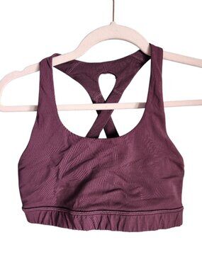 Lululemon Sports Bra Purple 6 Women's Time to Sweat Bra Arctic Plum